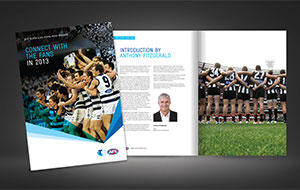 Telstra AFL season launch book